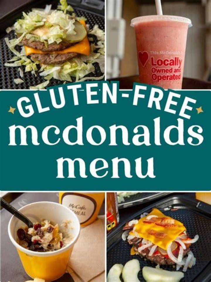 Are McDonald frappes gluten free?