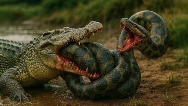 Can a anaconda kill a alligator?