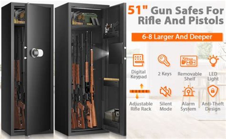 Can I store guns in a storage locker?