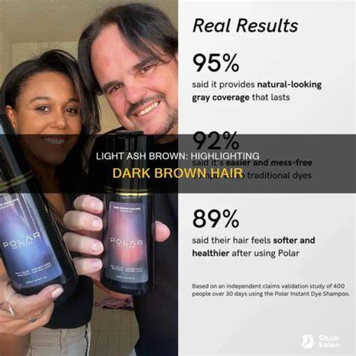 Can I use light ash brown on dark brown hair?