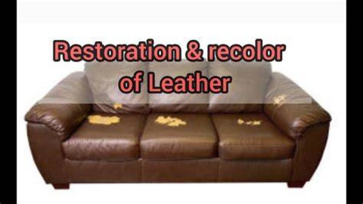 Can leather couches be recovered?