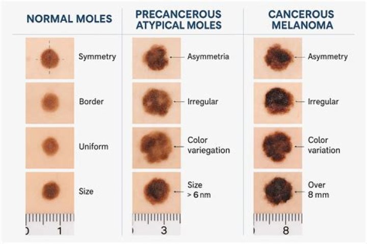 Can moles bleed and not be cancer?