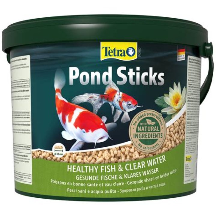 Can you feed goldfish pond sticks?