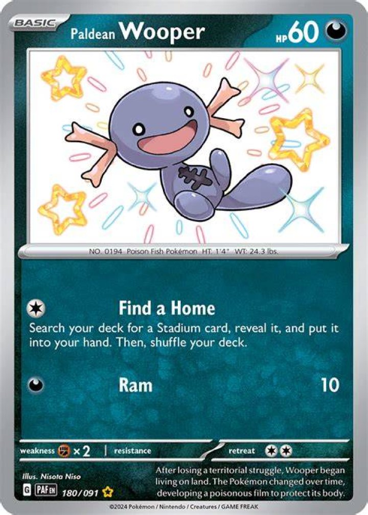 Can you get a shiny Wooper?
