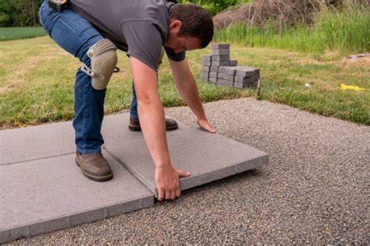 Can you lay brick on top of concrete patio?