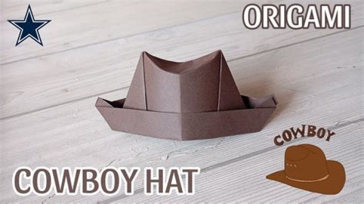 Can you make a cowboy hat out of paper?
