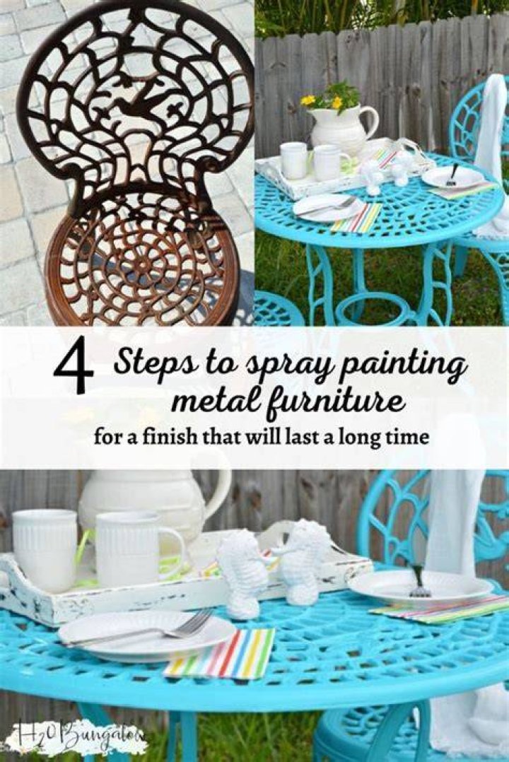 Can you paint metal with spray paint?