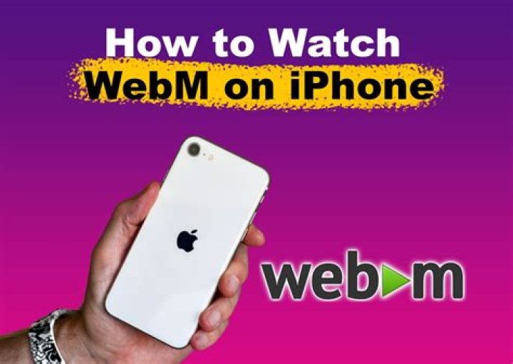 Can you view WebM on iPhone?