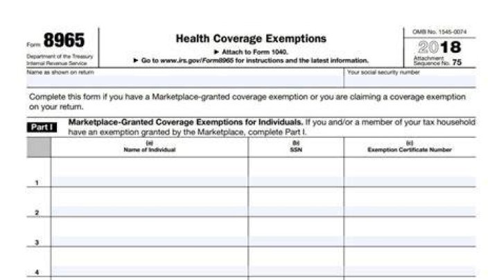 Do I need to file form 8965 for 2019?