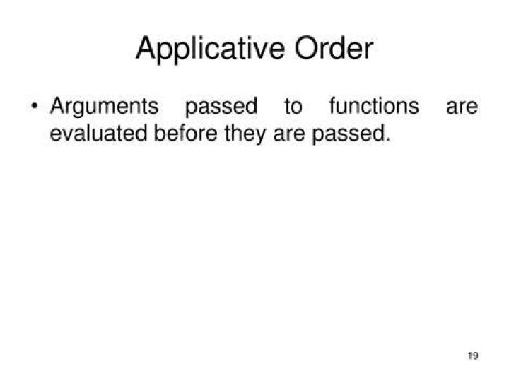 Does Scheme use applicative order?