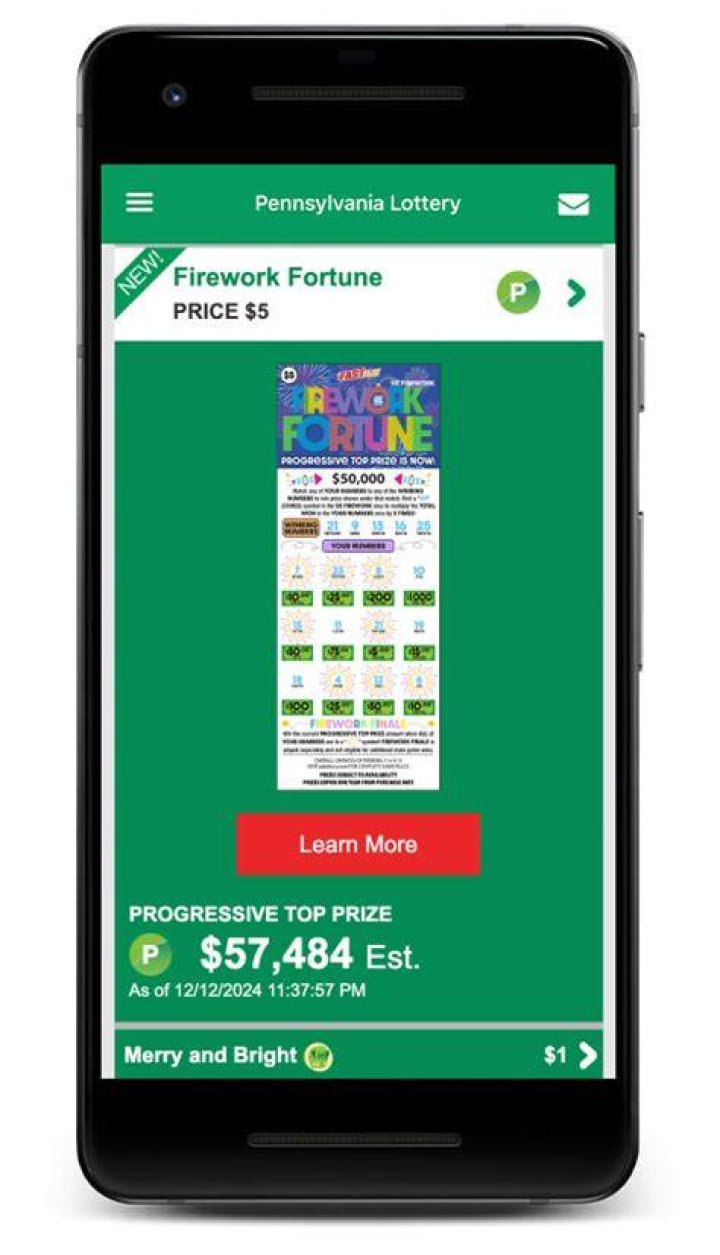 Does the PA Lottery app tell you if you win?