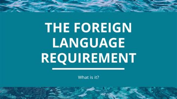 Does UCLA have a foreign language requirement?