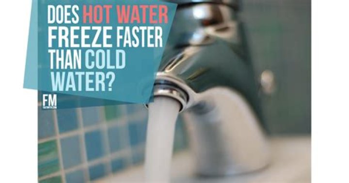 Does water freeze faster than milk?