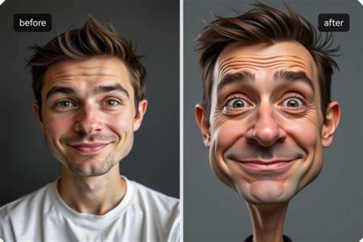 How can I turn a picture into a caricature?