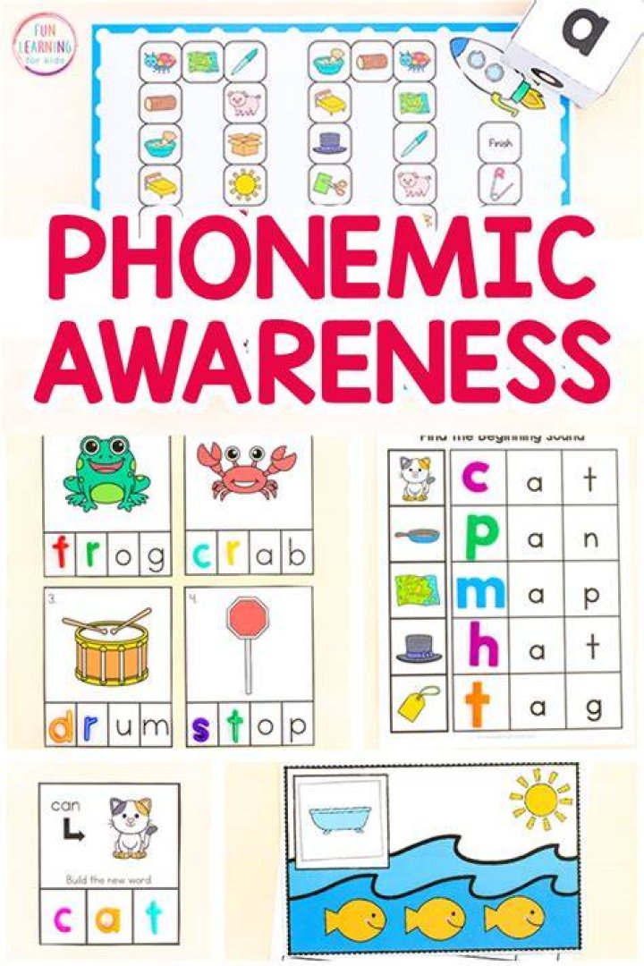 How can kindergarten improve phonemic awareness?