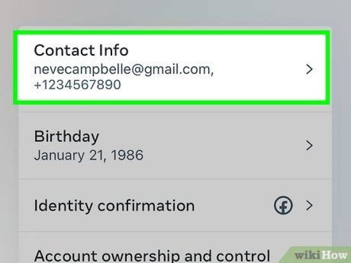 How can you find the email address of someone on Facebook?