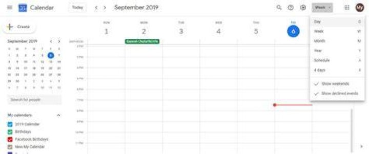 How can you print a Google Calendar?