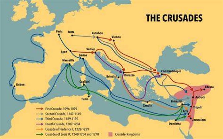 How did the Crusades change trade in Europe?