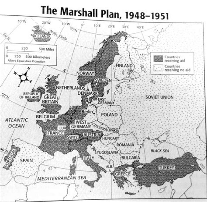 How did the Marshall Plan affect the Cold War?