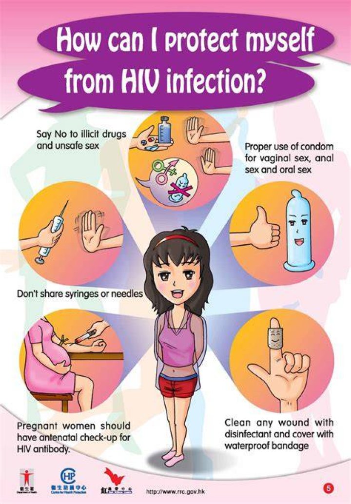 How do healthcare workers protect themselves from HIV infection?