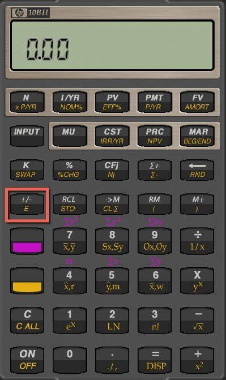 How do I change settings on HP 10BII?