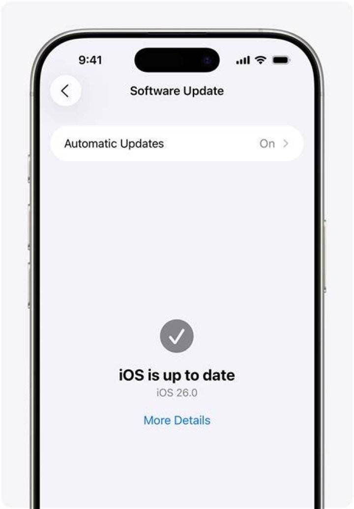 How do I check iOS update history?
