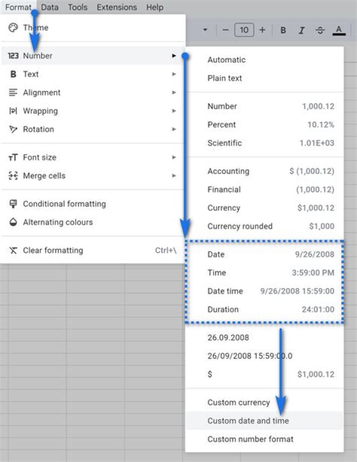 How do I convert a date to a specific format?