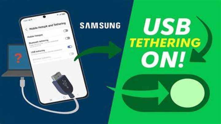 How do I enable USB tethering on my Galaxy s5?