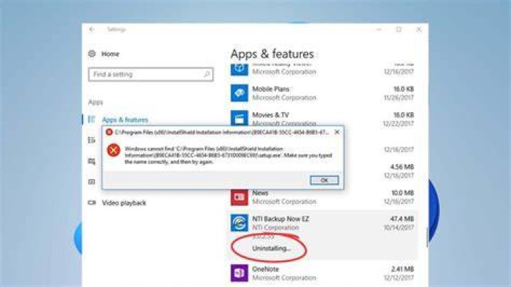 How do I find uninstalled programs on Windows 8?