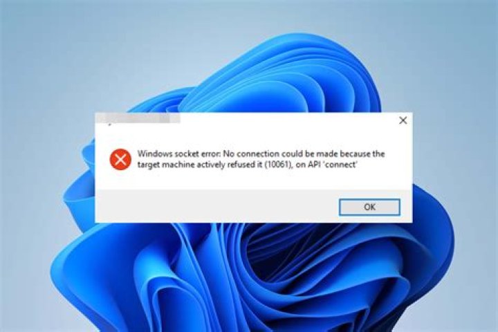 How do I fix error 10061 connection refused?