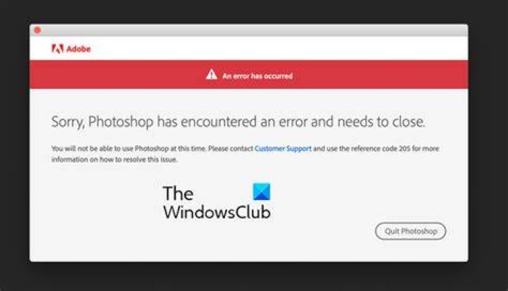 How do I fix error code 205?