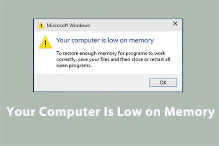 How do I fix my computer is low on memory?