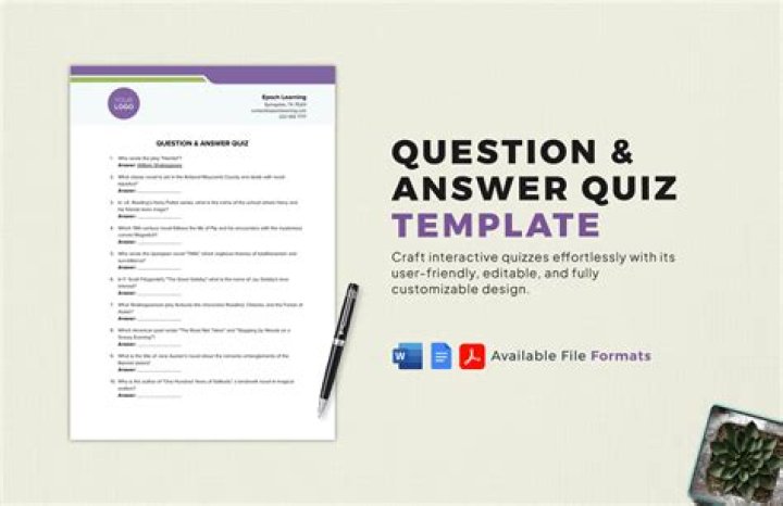 How do I make a PDF quiz?