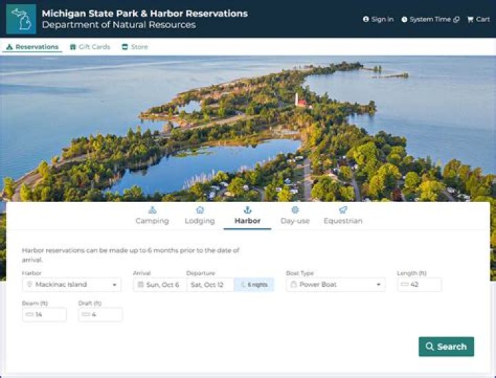 How do I make reservations at Michigan State Parks?