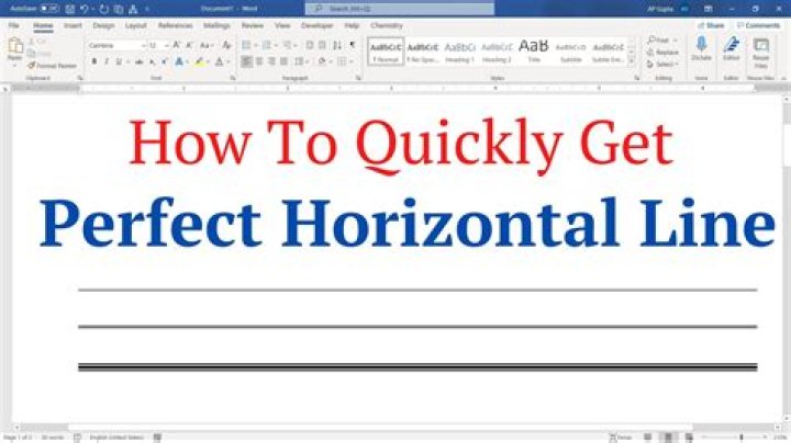 How do I remove a horizontal line in Word for Mac?
