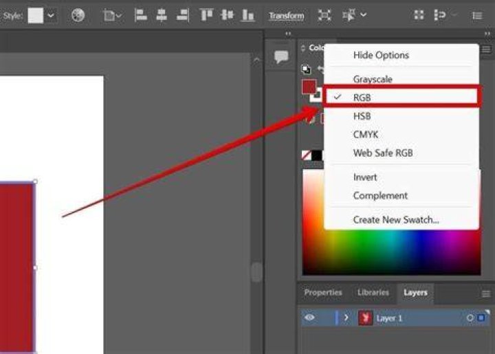 How do I tell if I have CMYK or RGB in Illustrator?