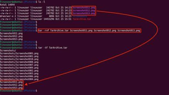 How do I unpack a tar file in Linux?