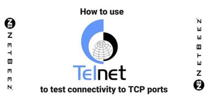 How do I use Telnet to test a port?