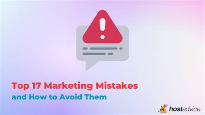 How do you avoid marketing mistakes?