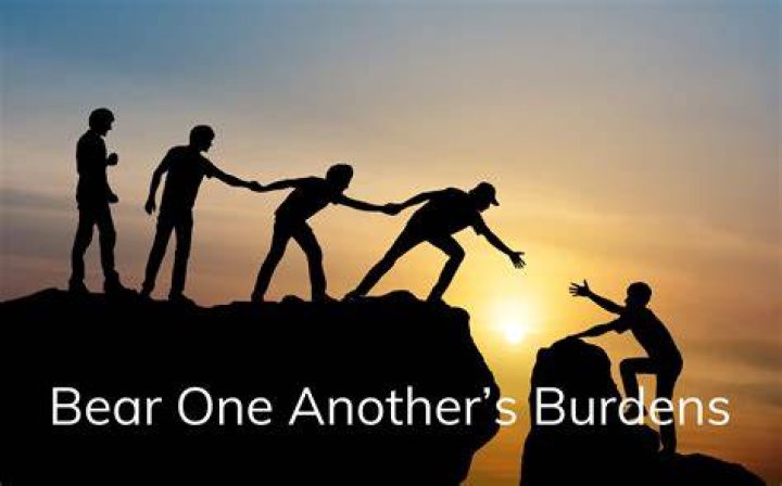 How do you bear one another burden?