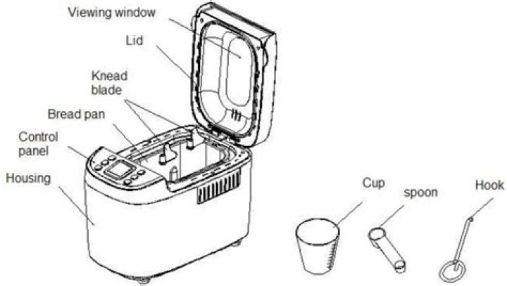 How do you clean the inside of a bread machine?