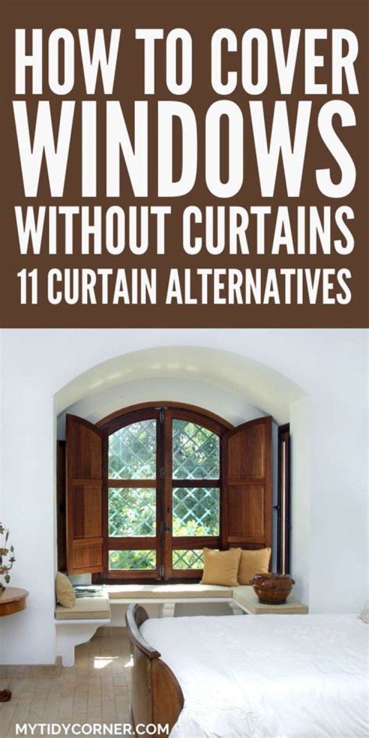 How do you cover a window with a blanket?