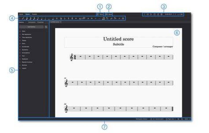 How do you do multiple measures of rest in Musescore?