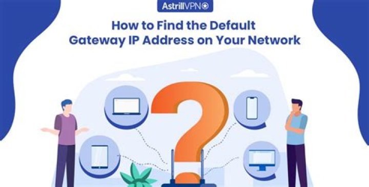 How do you find the default gateway?