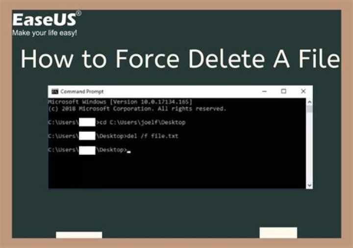 How do you force delete a file?