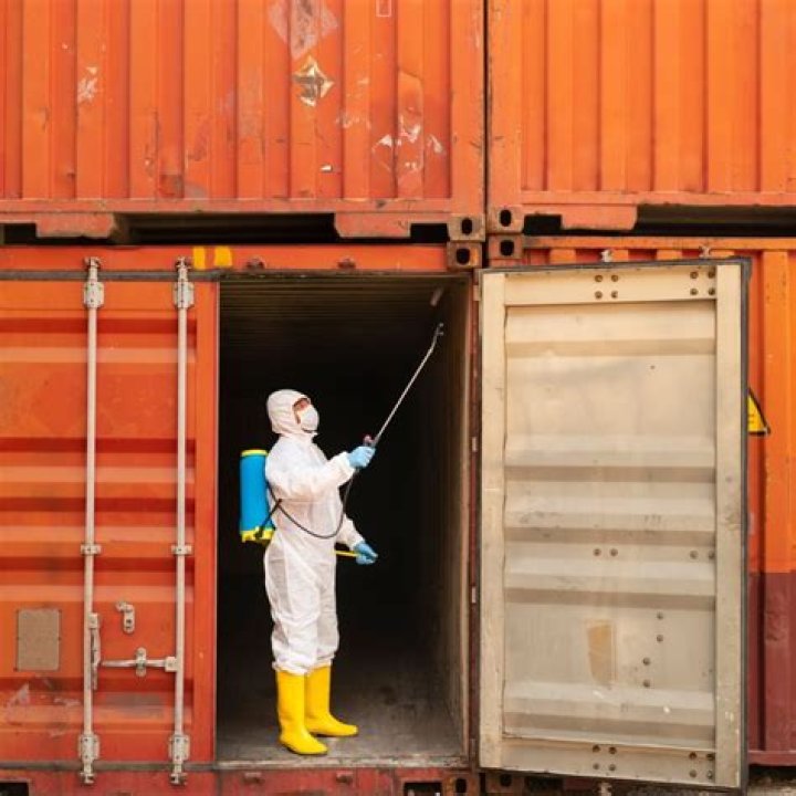 How do you fumigate a shipping container?