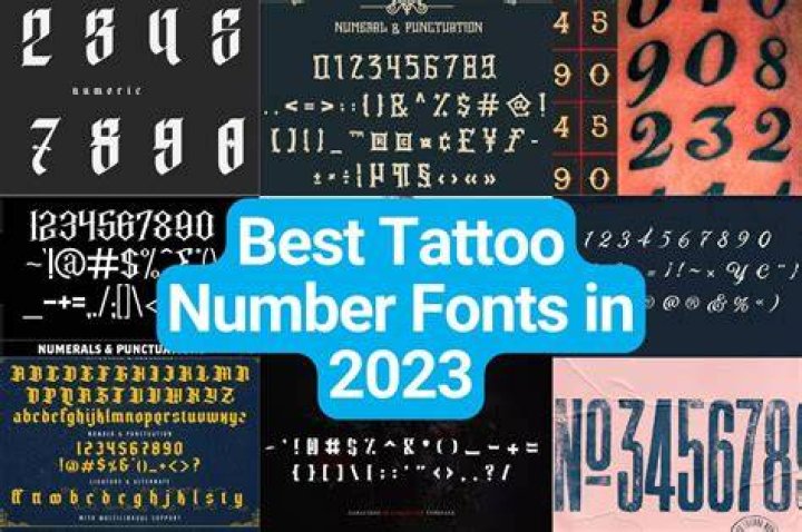 How do you get fonts on numbers?
