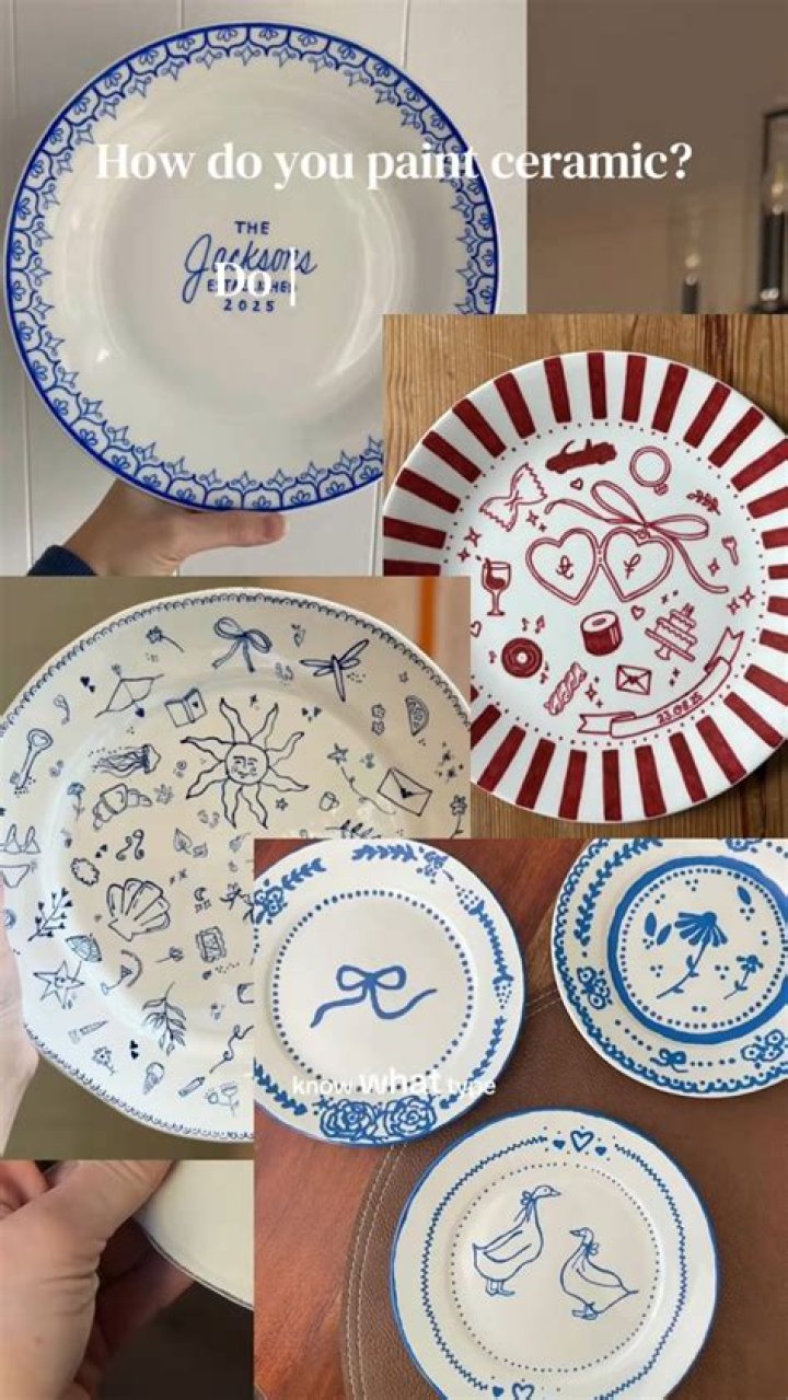 How do you hand paint ceramic handles?