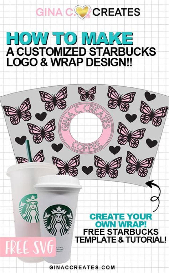 How do you make a custom Starbucks cup?