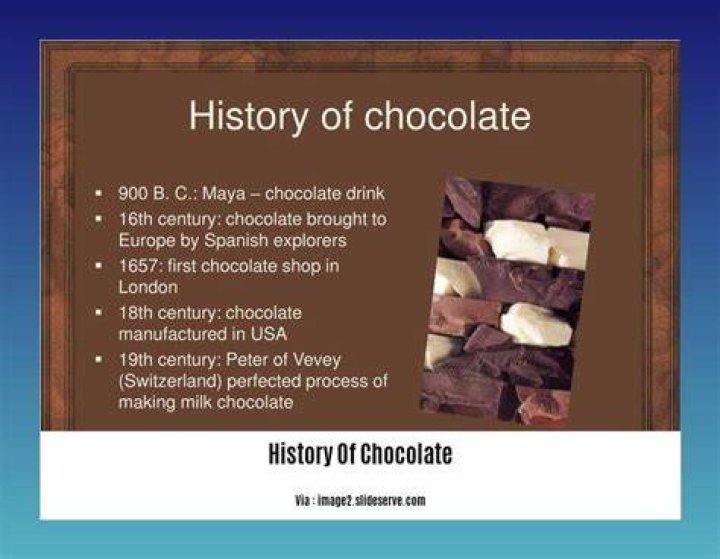 How do you make chocolate history?